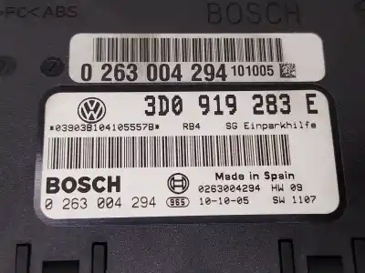 Автозапчасти б/у электронный модуль за vw phaeton (3d1, 3d2, 3d3, 3d4, 3d6, 3d7, 3d8, 3d9) 3.0 v6 tdi 4motion ссылки oem iam  0263004294 3do919283e