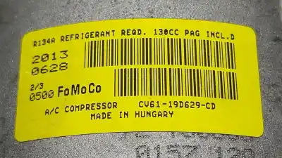 Pezzo di ricambio per auto di seconda mano compressore aria condizionata per ford kuga ii (dm2) 1.6 ecoboost riferimenti oem iam  20130628 cv6119d629cd