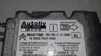 Автозапчасти б/у блок управления подушками безопасности за citroen c4 grand picasso i (ua_) 1.6 hdi ссылки oem iam 9664217980  606474700