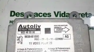 Автозапчастина б/у блок управління подушками безпеки для peugeot 607 (s1) 3.0 v6 24v посилання на oem iam 9656481880  603482000