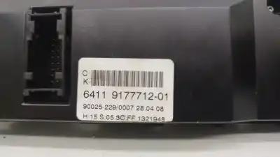 Peça sobressalente para automóvel em segunda mão comando de sofagem (chauffage / ar condicionado) por bmw 5 (e60) 520 d referências oem iam  6411917771201 