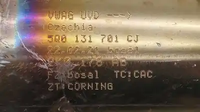 Автозапчастина б/у катализатор для volkswagen t-roc (a11, d11) 1.0 tsi посилання на oem iam  5q0131701cj 5q0131723k