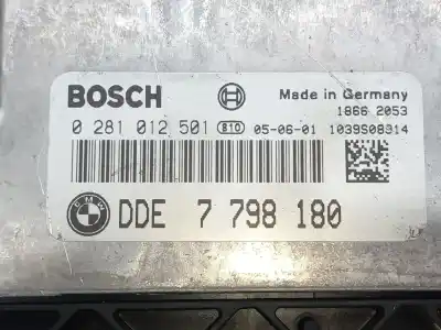 Second-hand car spare part ecu engine control for bmw 3 (e90) 320 d oem iam references  7798180 0281012501