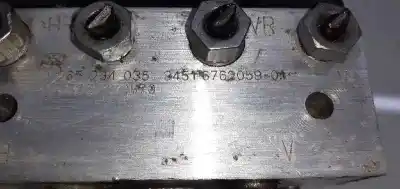 Peça sobressalente para automóvel em segunda mão abs por bmw x3 (e83) 2.5i referências oem iam 34503424684 0265234035 34516762059