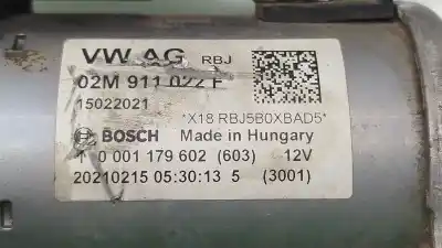 Автозапчастина б/у двигун запускається для volkswagen t-roc (a11, d11) 1.0 tsi посилання на oem iam  0001179602 02m911022f