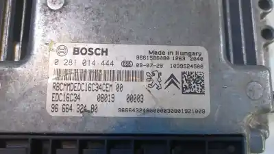 Second-hand car spare part ecu engine control for peugeot bipper (aa_) 1.4 hdi oem iam references  9661586080 3281014444 edc16c34 9666432480