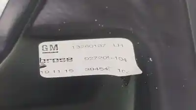 Автозапчасти б/у регулятор стекла переднего левого за opel zafira tourer c (p12) 1.6 cdti (75) ссылки oem iam 13369285 927205104 13260137