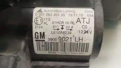 Автозапчастина б/у ліва фара для opel zafira tourer c (p12) 1.6 cdti (75) посилання на oem iam 39009021 le10a6239 0301263201