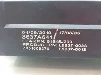 Автозапчасти б/у блок реле/предохранителей за mitsubishi asx (ga_w_) 1.6 mivec (ga1w) ссылки oem iam  8637a641 51945j200 l8637001s 7051009270 l8637002a