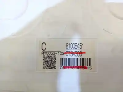 Peça sobressalente para automóvel em segunda mão quadrante por mitsubishi asx (ga_w_) 1.6 mivec (ga1w) referências oem iam  mm0053102 8100b451