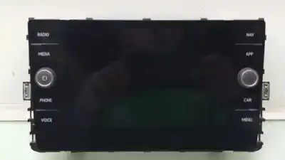 Second-hand car spare part multifunction display for volkswagen t-roc (a11, d11) 1.0 tsi oem iam references 