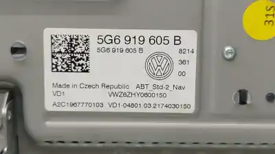 Second-hand car spare part multifunction display for volkswagen t-roc (a11, d11) 1.0 tsi oem iam references  a2c1967770103 5g6919605b