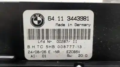 Second-hand car spare part climate control for bmw x3 (e83) 2.0 d oem iam references  5hb00877713 64113443981