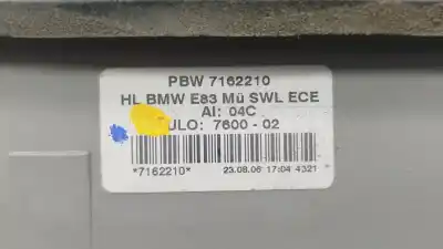 Second-hand car spare part right tailgate light for bmw x3 (e83) 2.0 d oem iam references 63216990170  7162210