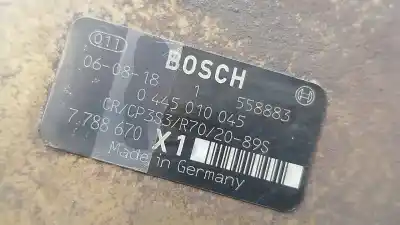 Peça sobressalente para automóvel em segunda mão bomba de injeção por bmw x3 (e83) 2.0 d referências oem iam 13518511824 0445010045 7788670