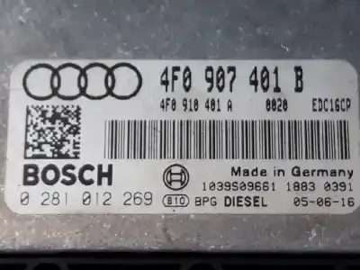 Pezzo di ricambio per auto di seconda mano centralina motore per audi a6 berlina (4f2) 3.0 tdi quattro (165kw) riferimenti oem iam 4f0910402l 4f0910401a 0281012269