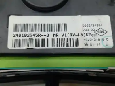 Peça sobressalente para automóvel em segunda mão quadrante por dacia duster (hs_) 1.5 dci referências oem iam 248102645r ns20121810d 