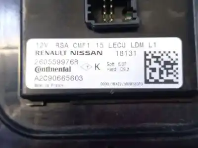 Recambio de automóvil de segunda mano de centralita faros xenon para renault megane iv sport tourer (k9a/m/n_) 1.5 dci 110 referencias oem iam  a2c90665603 260559976r