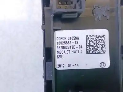 Автозапчастина б/у передні вікний вмикач для opel crossland x / crossland (p17, p2qo) 1.2 (75) посилання на oem iam 96788281zd 1002555213 