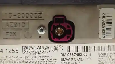 Автозапчасти б/у многофункциональный дисплей за bmw 4 coupé (f32, f82) 420 d ссылки oem iam 65509387453 al3011f0998859 9387453