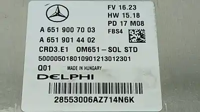 Автозапчасти б/у блок управления двигателем за mercedes clase gla (x156) gla 200 cdi / d (156.908) ссылки oem iam a6519007003  a6519014402