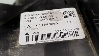 Автозапчасти б/у левая фара за mercedes clase gla (x156) gla 200 cdi / d (156.908) ссылки oem iam a1569067500 le15a6360 a1569066900