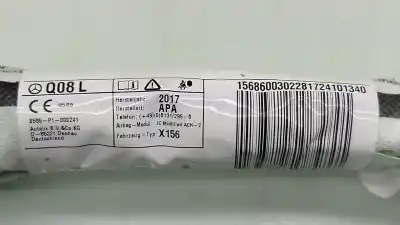 Автозапчасти б/у подушка безопасности передняя левая шторка безопасности за mercedes clase gla (x156) gla 200 cdi / d (156.908) ссылки oem iam a1568600302 1568600302281724101340 