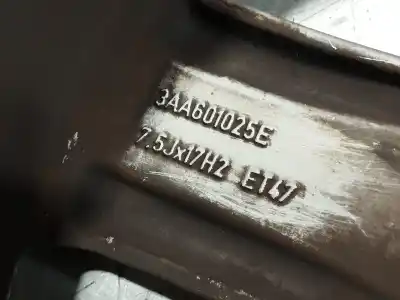 Автозапчастина б/у шина для vw passat b7 variant (365) 1.6 tdi посилання на oem iam 3aa601025e 7.5jx17h2 et47 