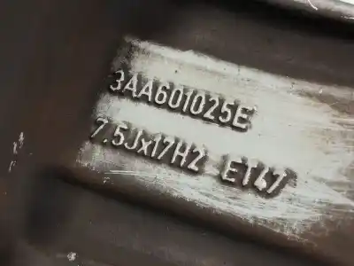 Автозапчастина б/у шина для vw passat b7 variant (365) 1.6 tdi посилання на oem iam 3aa601025e 7.5jx17h2 et47 