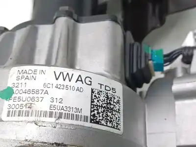 Second-hand car spare part steering column for volkswagen polo v (6r1, 6c1) 1.4 tdi oem iam references  a0046587a a0043527b 6c1423510cb 6c1909144m 6c190944d