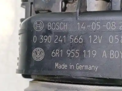 Second-hand car spare part front windshield wiper motor for volkswagen polo v (6r1, 6c1) 1.4 tdi oem iam references  0390241566 6r1955119a
