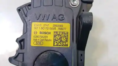 Автозапчастина б/у педаль акселератора для volkswagen polo v (6r1, 6c1) 1.4 tdi посилання на oem iam  0280755223 e14130747 6c1721503b