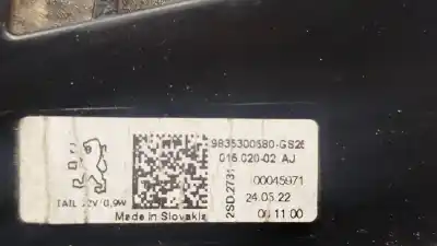 Автозапчастина б/у внутрішній правий завод для peugeot 308 iii (fb_, fh_, fp_, f3_) puretech 110 (fphnpl) посилання на oem iam 9835300580  9835300580