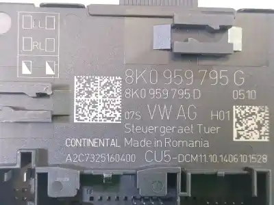 Second-hand car spare part central locking pump for audi q5 (8rb) 2.0 tdi quattro oem iam references  a2c7325160400 8k0959795g / 8k0959795d