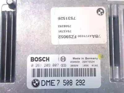 Second-hand car spare part ecu engine control for bmw 3 (e46) 318 i oem iam references  0261209007 7508292 7531536 7512791