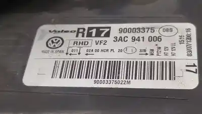 Автозапчастина б/у права фа для vw passat b7 variant (365) 1.6 tdi посилання на oem iam  90003375 3ac941006