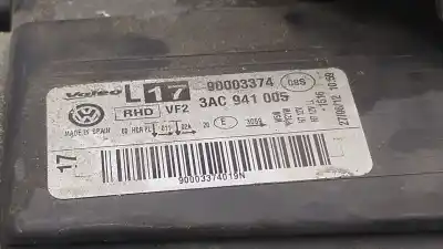 Автозапчастина б/у ліва фара для vw passat b7 variant (365) 1.6 tdi посилання на oem iam  90003374 3ac941005