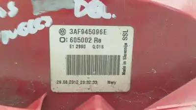 Автозапчасти б/у правый задний фонарь за vw passat b7 variant (365) 1.6 tdi ссылки oem iam  605002 3af945096e