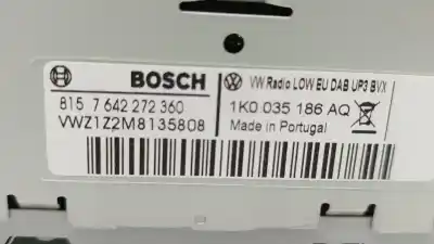 Автозапчасти б/у аудиосистема / радио cd за vw passat b7 variant (365) 1.6 tdi ссылки oem iam  8157642272360 1k0035186aq