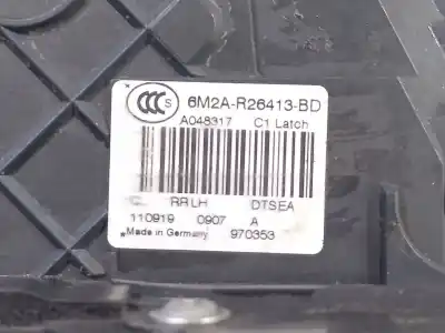 Автозапчастина б/у замок дверей заднього лівого для ford s-max (wa6) 2.0 tdci посилання на oem iam 1791422 970353 6m2ar26413bd