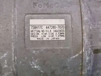 Peça sobressalente para automóvel em segunda mão compressor de ar condicionado a/a a/c por ford c-max ii (dxa/cb7, dxa/ceu) 1.6 tdci referências oem iam  648565 7sbh17c447280