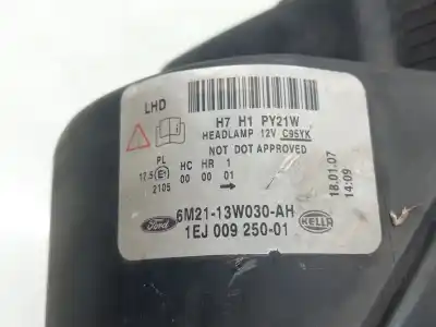 Автозапчастина б/у ліва фара для ford s-max (wa6) 2.0 tdci посилання на oem iam 1791506 00925001237343 6m2113w030 - 1ej00925001