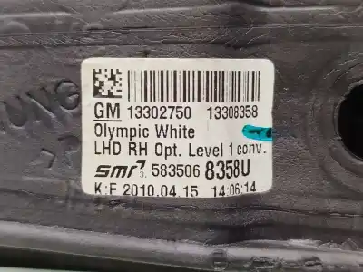Автозапчастина б/у правий задний огляд для opel astra j (p10) 1.7 cdti (68) посилання на oem iam 13308360 13308358 13302750
