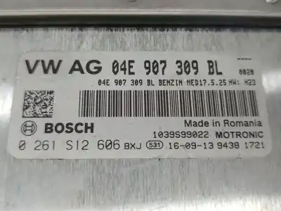 Second-hand car spare part ecu engine control for seat leon (5f1) 1.2 tsi oem iam references  0261s12606 04e907309bl