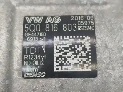 Second-hand car spare part air conditioning compressor for seat leon (5f1) 1.2 tsi oem iam references  ge4471506913 5q0816803