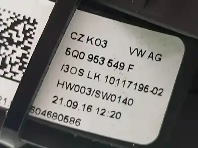 Pezzo di ricambio per auto di seconda mano comando pulito per seat leon (5f1) 1.2 tsi riferimenti oem iam  1012603603 5q0953507gd