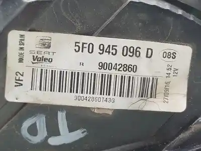 Second-hand car spare part right tailgate light for seat leon (5f1) 1.2 tsi oem iam references  90042860 5f0945096d