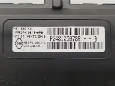 Автозапчасти б/у приборная доска за renault kangoo / grand kangoo ii (kw0/1_) 1.5 dci 90 (kw05, kw08, kw0g, kw11) ссылки oem iam 248103078r 285j28234r p248103078r Автозапчасти б/у приборная доска за renault kangoo / grand kangoo ii (kw0/1_) 1.5 dci 90 (kw05, kw08, kw0g, kw11) ссылки oem iam 248103078r 285j28234r p248103078r