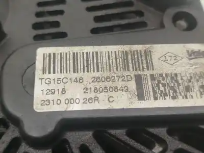 Автозапчастина б/у генератор для renault kangoo / grand kangoo ii (kw0/1_) 1.5 dci 90 (kw05, kw08, kw0g, kw11) посилання на oem iam 8200660034 tg15c146 2606272d 231000026r