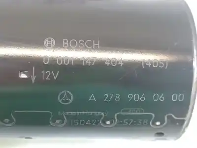 Second-hand car spare part starter motor for mercedes clase c t-model (s205) amg c 63 (205.286) oem iam references  0001147404 a2789060600